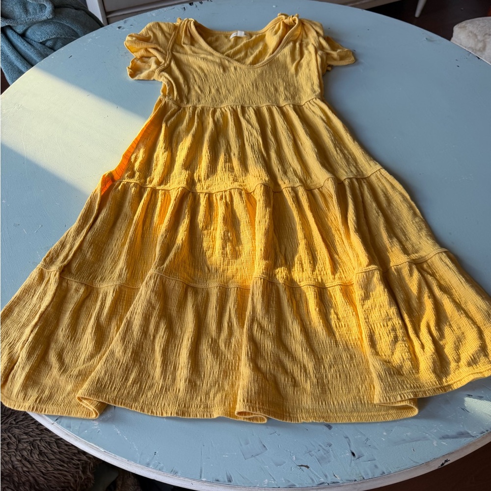 Sunny Yellow Kids Dress
